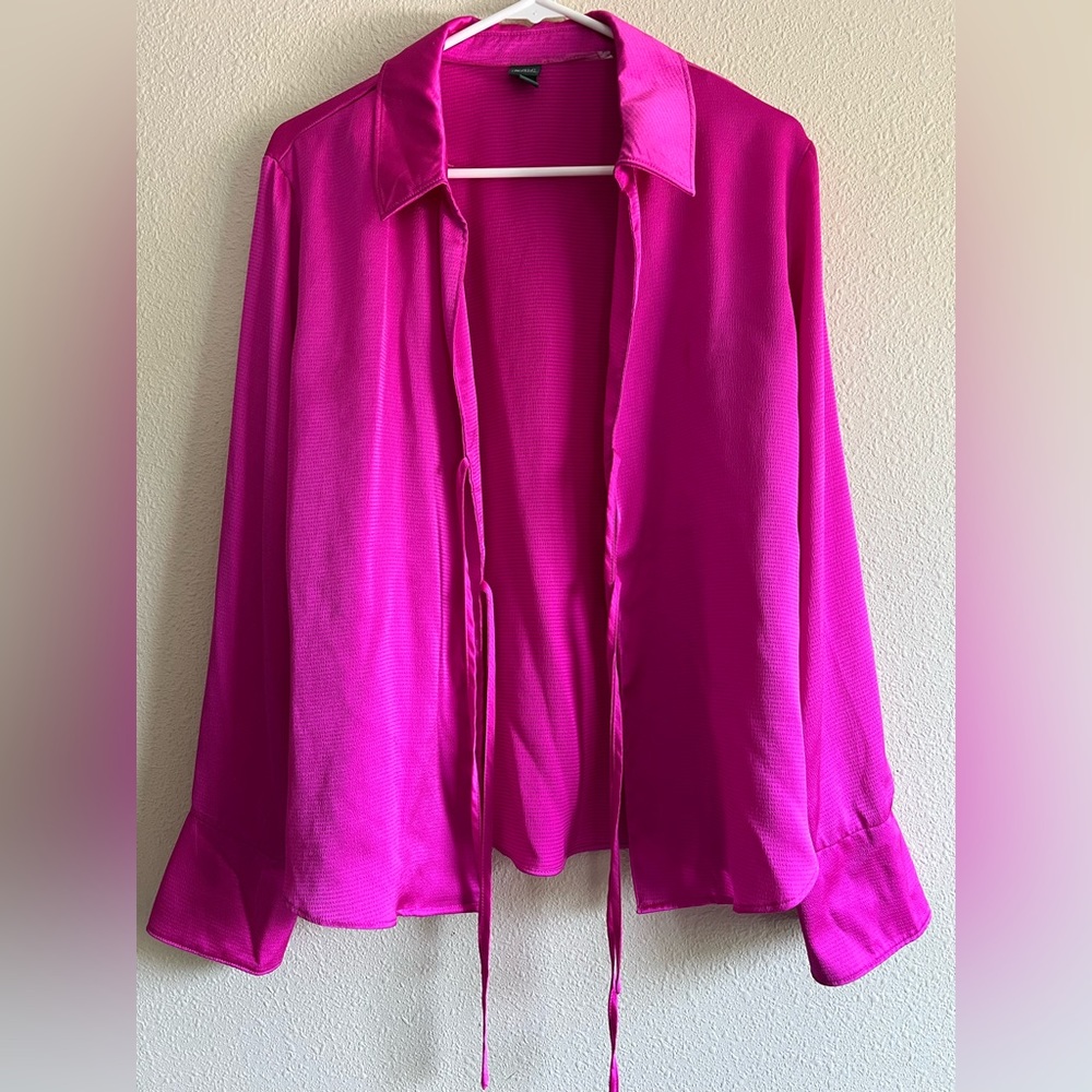 Pink Silk Blouse